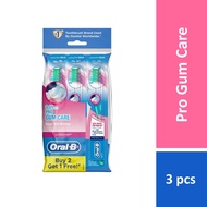 Oral-B UltraThin Pro Gum Care Extra Soft Manual Toothbrush 3s