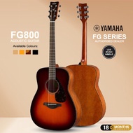 Yamaha FG800 41" Dreadnought Solid Sitka Spruce Top Acoustic Guitar Brown Sunburst (FG 800)