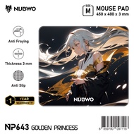 แผ่นรองเมาส์ แบบยาว Nubwo Mouse Pad NP-021 NP-643 สามารถวางคีบอร์ดและเมาส์พร้อมกันได้