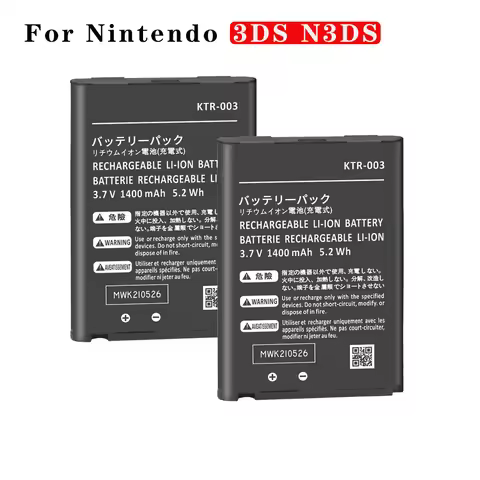 KTR-003 CTR-003 Battery For New Nintendo 3DS N3DS Battery For Nintendo 2DS 3DS N3DS