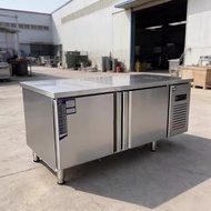 商用不鏽鋼工作枱雪櫃#操作台冰箱冰櫃#冷藏冷凍臥式冰櫃地櫃Refrigerator
