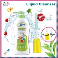 FIFFY Baby Bottle Wash Liquid Cleanser 400ml 600ml 750mlv(Green Tea Flavour) Sabun Pencuci Botol Sus
