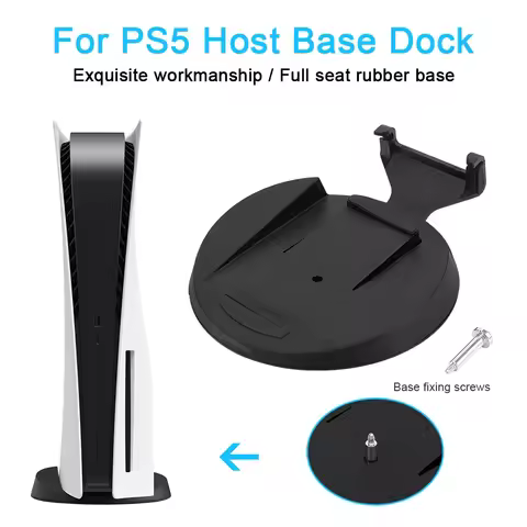 Original 2IN1 Vertical Stand Holder Console Dock Mount Base with Screw for PS5 Console for CD ROM/Di