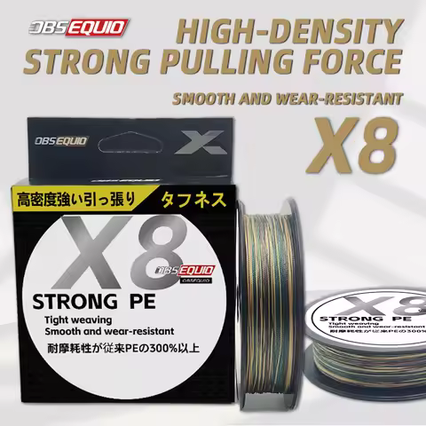 OBSEQUIO X8 Strands Braided Fishing Line 150M/200M Saltwater PE Line Main Line For Sea Fishing PE Wi