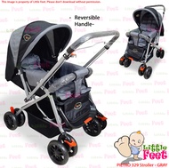 PIETRO 329 Stroller Riversible and Reclinable to flat seat pad