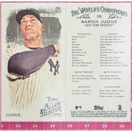 Aaron Judge Yankees~Judge~Mini Card MLB 2019 TOPPS ALLEN & GINTER 200