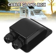 MESHOPMY Double/Single Ports Waterproof Camper. Caravan RV Roof Cable Box