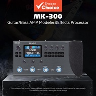 M-VAVE MK-300 Multi-effects Pedal, Guitar/Bass AMP Modeler, 360+ effects, Looper, Drum Machine, MIDI