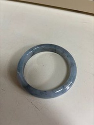 緬甸A玉飄烏雞飄藍花手鐲