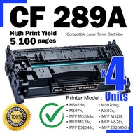 4x Compatible to CF289A CF289X H* 89A H*89A CF 289X for H* LaserJet Enterprise M507 M507dn M507x M52