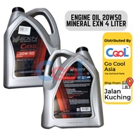 ENGINE OIL 20W50 MINERAL EXN 4 LITER