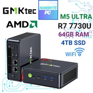 GMKtec M5 ULTRA AMD Ryzen 7 7730U Windows Mini PC 64GB DDR4 RAM 2TB SSD Computer Gaming PC Gaming