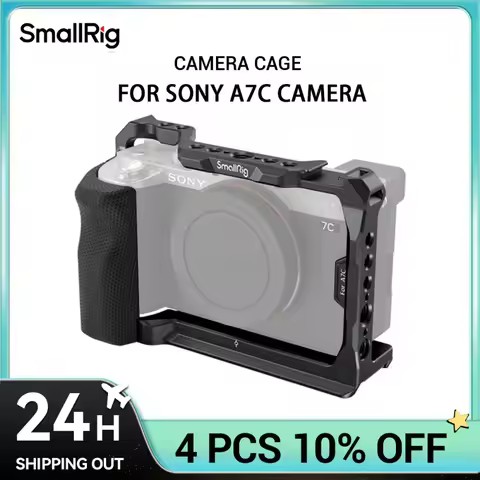 SmallRig full dslr Camera Cage with silicone Side Handle grip rig for Sony Alpha a7c A7C Camera Acce