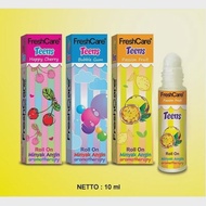 Freshcare teens minyak aromaterapy roll on oles fresh care aroma buah cherry bubble gum permen karet