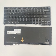US layout for Fujitsu U747/E548/U748/E448/U749/U7410/7U14A1/7U14A2 laptop backlit keyboard gray fram