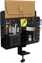 Mount-It! Clamp-On Desk Pegboard for Desktop Storage, Organization and Privacy