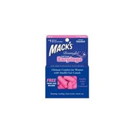 [4美國直購] Mack's Dreamgirl 10對 粉紅色30dB 附收納瓶 macks 泡棉耳塞 睡眠耳塞 防噪音 海綿耳塞 (TT2)#93-TC