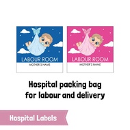 ❤️HOT ITEMS❤️ STICKER PACKING BAG HOSPITAL UTK MOMS TO BE