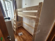 🔥免費協助度尺👩🏻‍💻 全新度身訂造高架實木床 師傅協助度尺 全新包5-10天極速順豐送上門  loft bed 工人床 木架床 松木高架木床 訂製高架床 松木床 芬蘭實木 loft bedframe