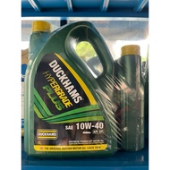 สูตรใหม่ 5 ลิตร น้ำมันเครื่องเบนซิน Duckhams  Hyper grade plus สูตร 10W-40 API SP [รถที่ใช่งานเกิน 1