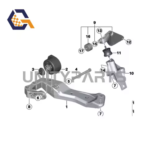4pcs Engine Mount Gearbox Mount For BMW 5 7 F01 F02 F03 F04 F07 F10 F11 F18 22116777381 22116777382 