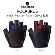 Rockbros Sports Gloves Half Finger Shockproof Cycling Gloves High Elasticity Gloves