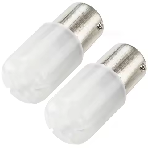 2pcs 12V White 67 89 97 631 5007 R5W R10W 1156 LED Bulb BA15S Car Reverse Under Hood RV 1003 1141 In