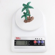 Simulated cognitive tree model coconut tree sand table architectural tree model handmade landscape tabletop scene coconut tree ornament