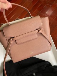 Celine nano belt bag 限量色 乾燥玫瑰色 antique rose