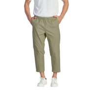 ELLE HOMME | Five-Point Pants With Elastic Waistband Olive Green 2-Sided Bag W8Q001
