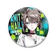 Detective Conan Haibara Ai mature dressing style Tinplate Badge Anime Merchandise