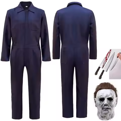 Miniso Halloween Cosplay Doodt Michael Myers Cosplay Kostuum Bloederige Kleding Feestpak Rekwisieten