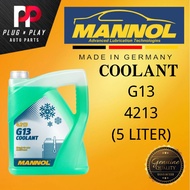 MANNOL COOLANT G13 + 4213 5 LITER 100% ORIGINAL GERMANY BRAND READY STOCK WITH FAST SHIPPING