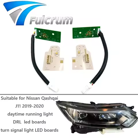 Suitable for Nissan Qashqai J11 2019-2020 LED Angel Eyes DRL daytime running light led boards turn s