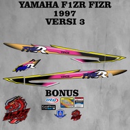 F1ZR Fiz R striping sticker - F1ZR Fiz R 1997 variation striping list sticker V3