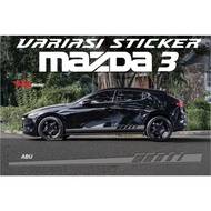 MAZDA 3 STICKER MAZDA ACCESSORIES 3 MAZDA 3 VARIATION STICKER