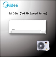 แอร์ Midea รุ่น MSVG ระบบธรรมดา Fixed Speed (9000-24000 BTU)   มีบริการรวมติดตั้ง