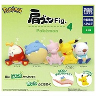 全新 日版 Takara Tomy Pokemon Pocket Monster Shoulder Zun 寶可夢 寵物小精靈 睡覺 肩並肩 斜肩 肩ズン Fig. Vol 4  全5款 水水獺 皮卡