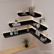 Nordic-Style Luminous Shelf Partition Simple Modern Wall-Mounted Display Shelf Decoration Shelf Bookshelf Wall Mounted S