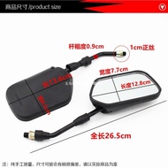 10.12b Motorcycle New Style WY125 Sharp HJ125 Rearview Mirror Reflective Rearview Mirror Suitable fo
