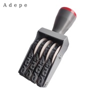 [Adepe] Number Stamp Business Stamp Number Seal Accessories Symbol Roller Stamp