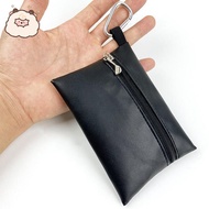 Golf Tee Storage Pouch Golf Accessory Waist Bag Golf Tee Organizer with Carabiner Black Golf Tee Car