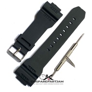 HITAM G Shock G7900 G 7900 Gw7900 Black Rubber Watch Strap