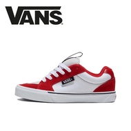 【100%Original】Vans Chukka Push Canvas Unisex Sneakers Red White Low Top VN000CZW6RT