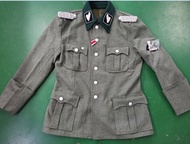 WWII WW2 Elite Oberfuhrer(Senior-Colonel) RANK OFFICER M36 WOOL FIELD UNIFORM TUNIC BREECHES