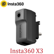 【In Stork】Insta360 X3 Mic Adapter For Insta 360 ONE X 3 Vlog Video Original Accessories