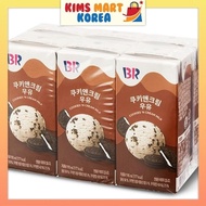 Baskin Robbins Cookies & Cream Milk Korean Drink Food 190ml x 6pcs