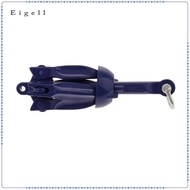 [Eigell] Blue Folding Grapnel Anchor, Folding Grapnel Anchor  1.5lb Kayak Anchor,