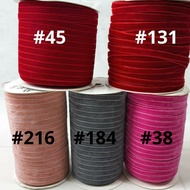 10 Yards & 25 Yards SIZE 1.3 CM VELVET RIBBON NP
