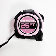 [Ship in 24h] Factory Goods Hot Sale 16FT and 25FT Pink Steel Tape Measure 5M Metric Inch Thick Wear
